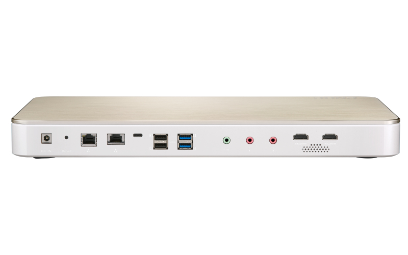 Servidor NAS - Qnap HS-453DX-8G, 2 bahías, Disco Duro, SSD, M.2,Serial ATA III, 2.5,3.5", Para Mac y PC, Oro