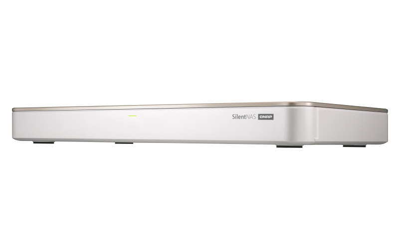 Servidor NAS - Qnap HS-453DX-8G, 2 bahías, Disco Duro, SSD, M.2,Serial ATA III, 2.5,3.5", Para Mac y PC, Oro