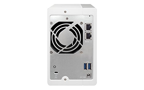 Servidor NAS - QNAP TS-231P2 NAS, Disco Duro SSD, Serial ATA II, Serial ATA III, 2.5/3.5", Blanco