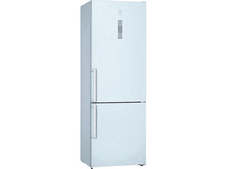 Balay 3KFE776WE, No Frost, 435 l, 203 cm, Cajón ExtraFresh, Botellero cromado, Display LED Externo, Blanco