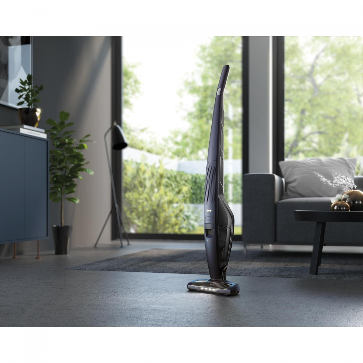 Aspirador escoba - AEG CX8-2-80DB, Inalámbrico, TurboPower, Brush Roll Clean, 80 min, Azul