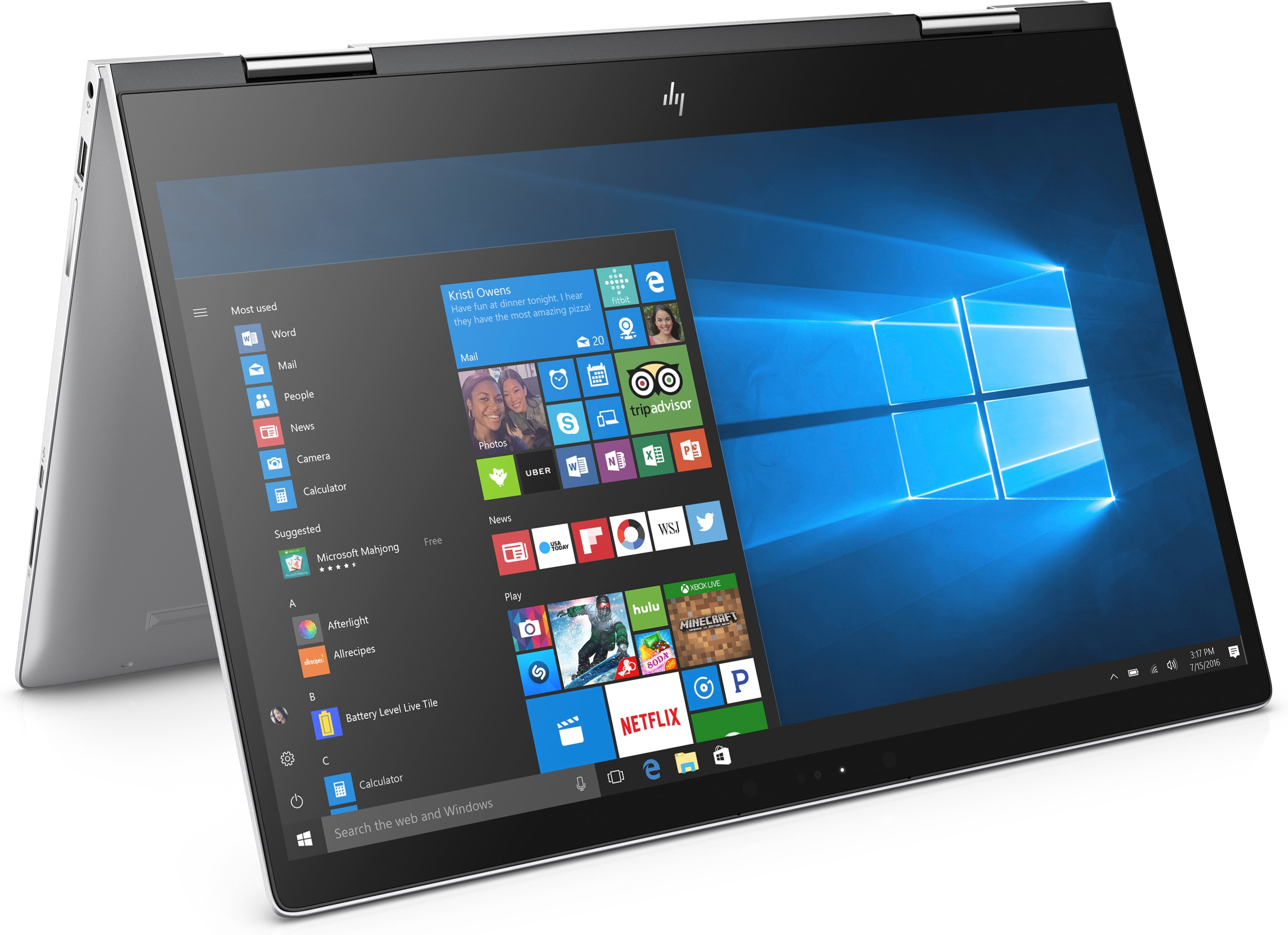 HP 15-dw0204nz - Notebook (15.6 ", 256 GB SSD, Silber)