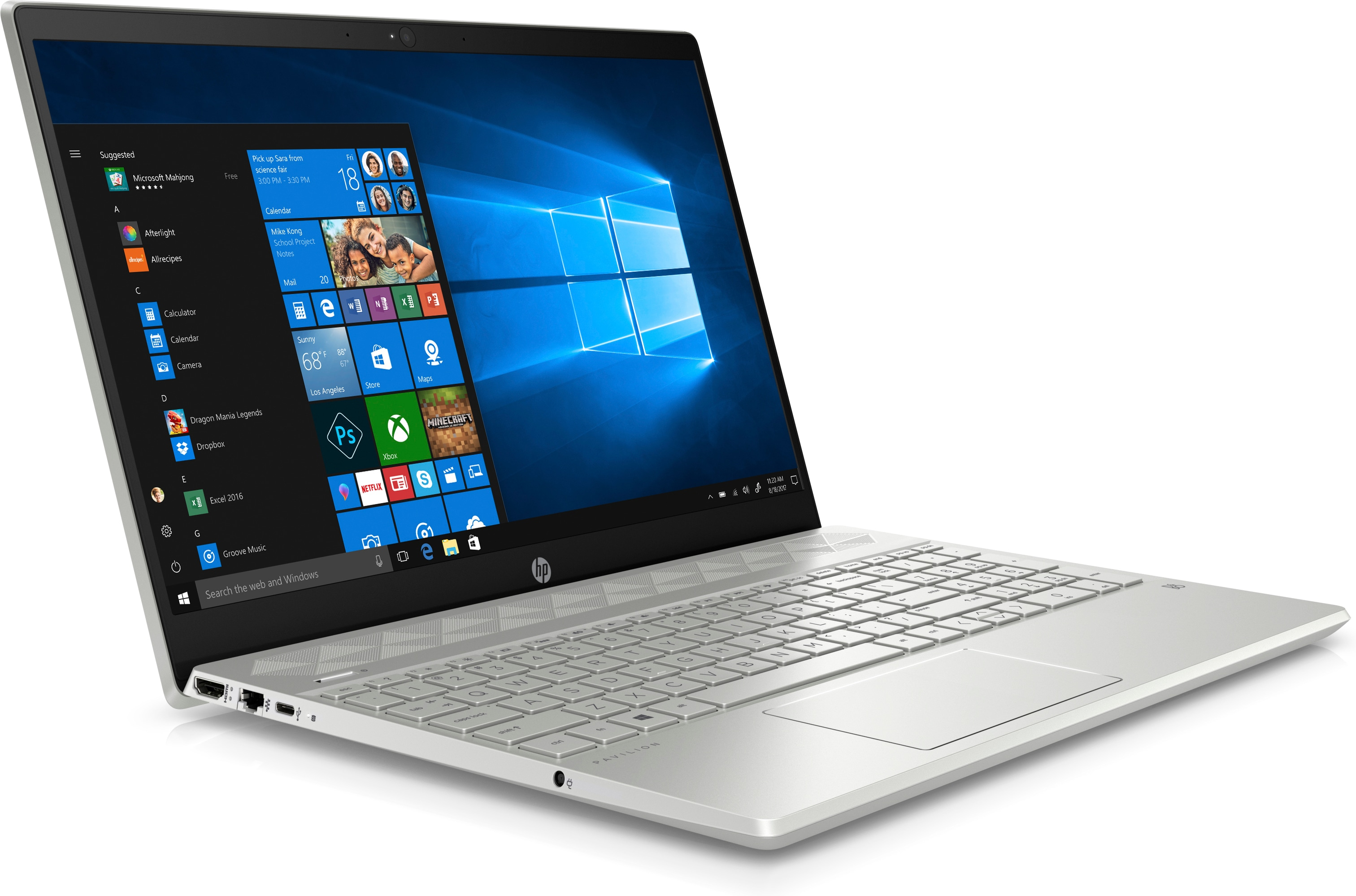 HP Pavilion 15-cw0804nz - Notebook (15.6 ", 512 GB SSD, Silber)