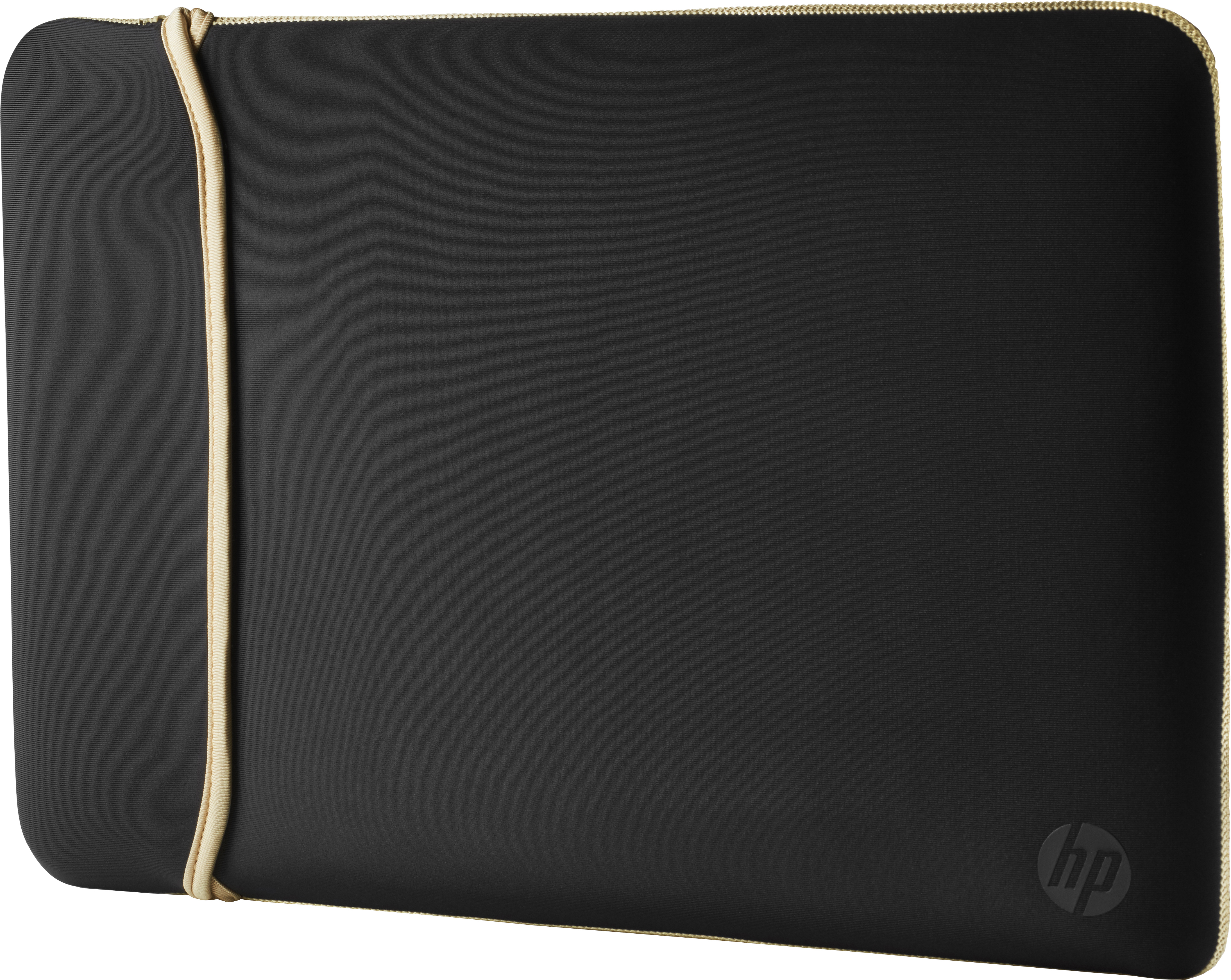 HP Reversible Neoprene Notebooktasche Sleeves für Universal Neopren, Schwarz/Gold
