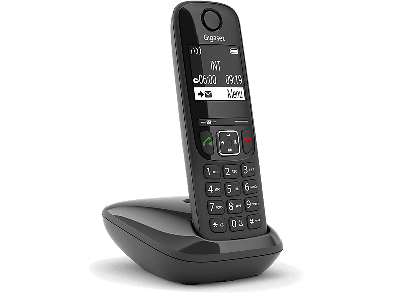 Gigaset Schnurlostelefon AS690, schwarz (S30852-H2816-C101)