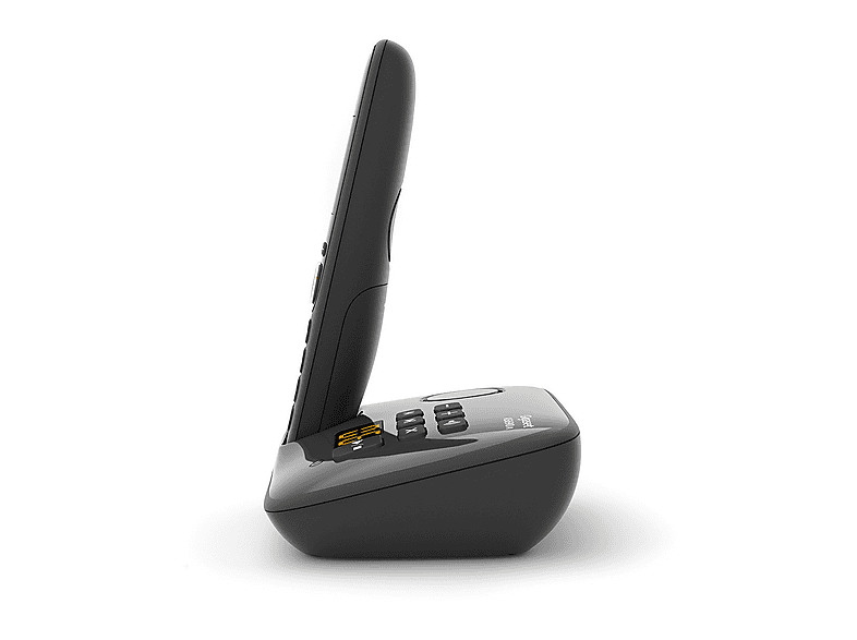Gigaset Schnurlostelefon AS690A mit Anrufbeantworter, schwarz (S30852-H2836-C101) — Foto 3 von 4