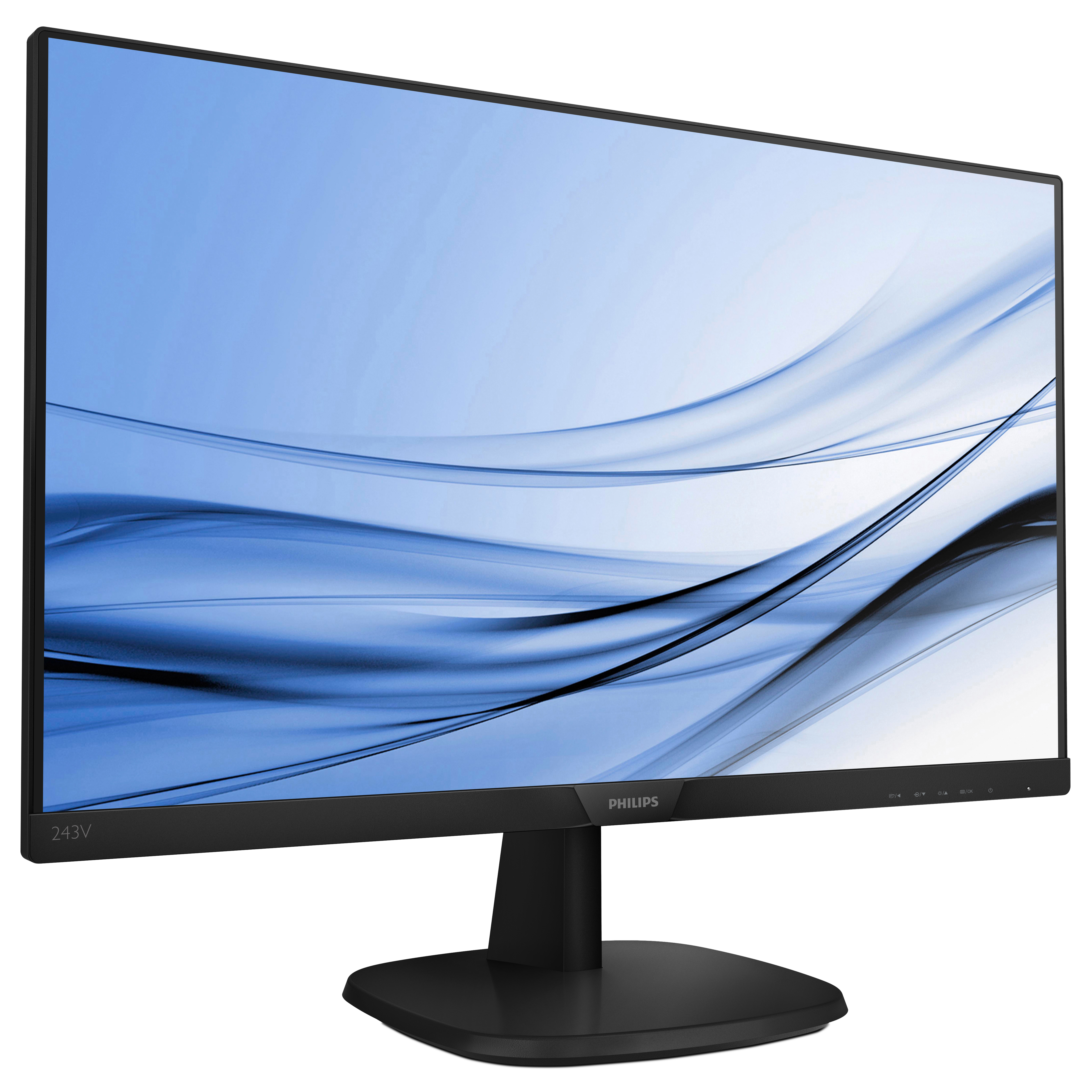 PHILIPS 243V7QDAB 24 Zoll  Full-HD  Monitor  4 ms Reaktionszeit  
