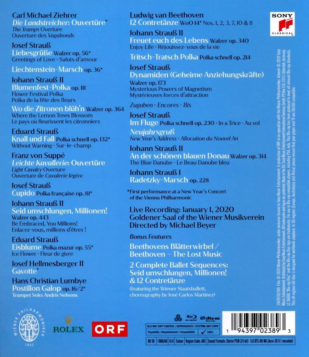 Neujahrskonzert 2020 (Blu-ray) Philharmoniker - Wiener -