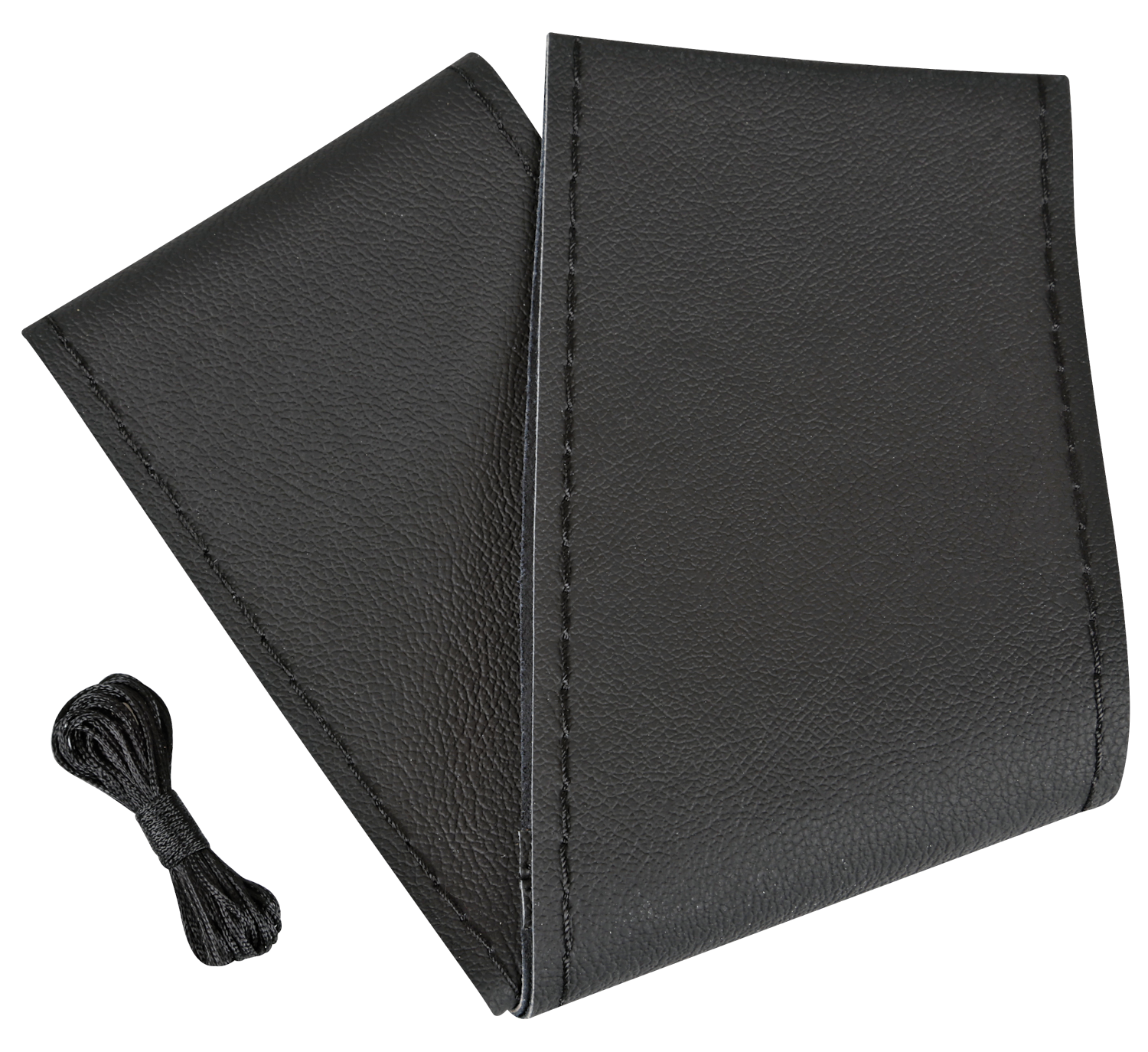 LAMPA Kormányvédő valódi bőr, 37-39 cm, fekete