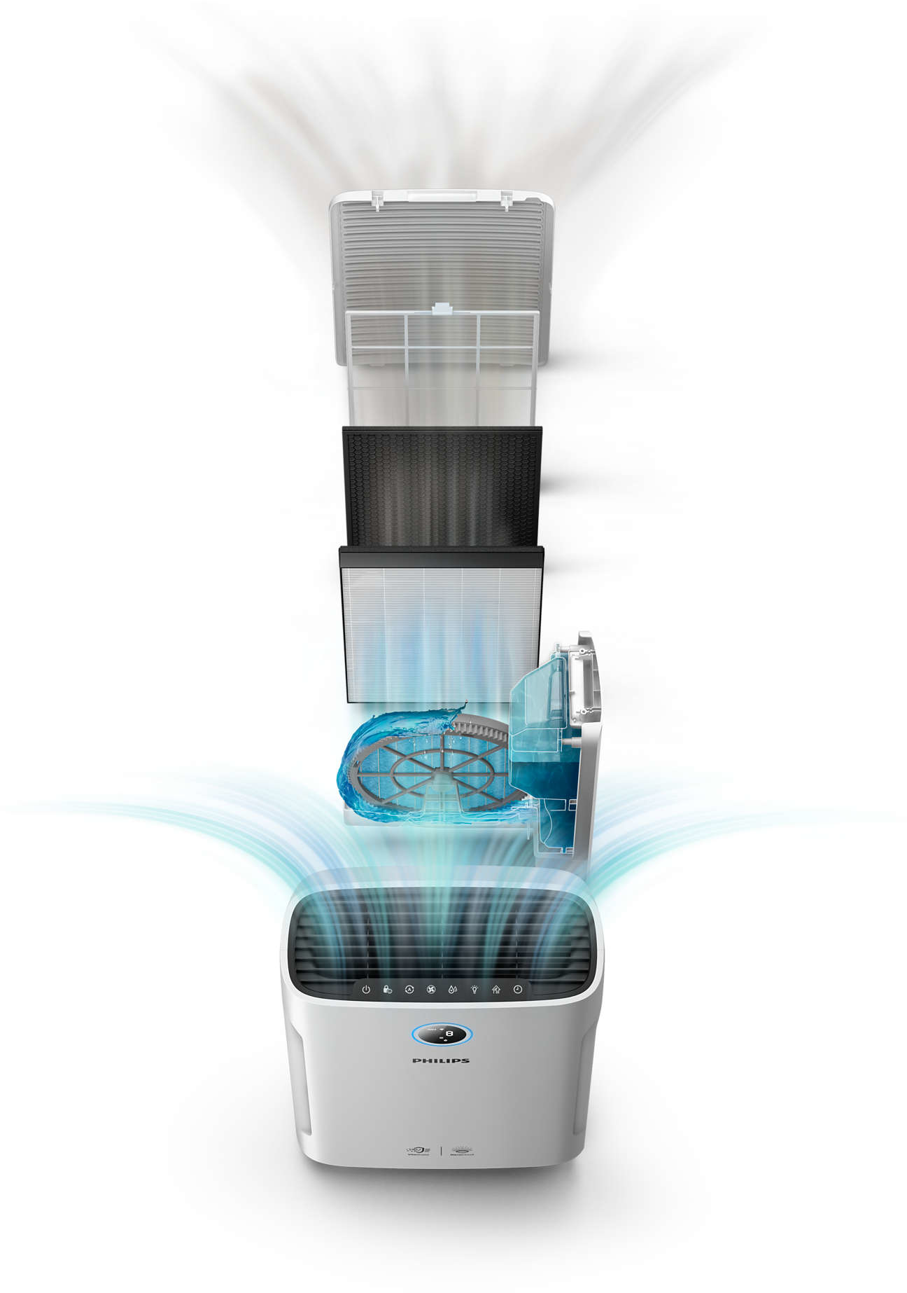 PHILIPS AC2729/51 Légtisztító és párásító