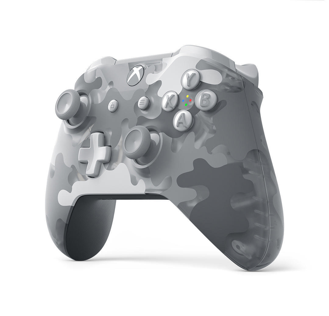 MICROSOFT Xbox Wireless Controller – Arctic Camo Special Edition Controller Weiß/Grau/Camouflage für Xbox One, Xbox Series X, PC