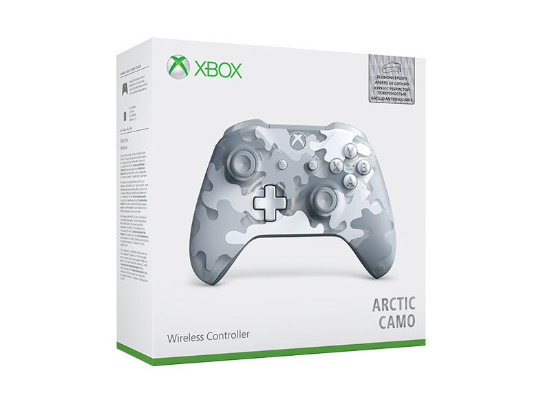 MICROSOFT Xbox Wireless Controller – Arctic Camo Special Edition Controller Weiß/Grau/Camouflage für Xbox One, Xbox Series X, PC