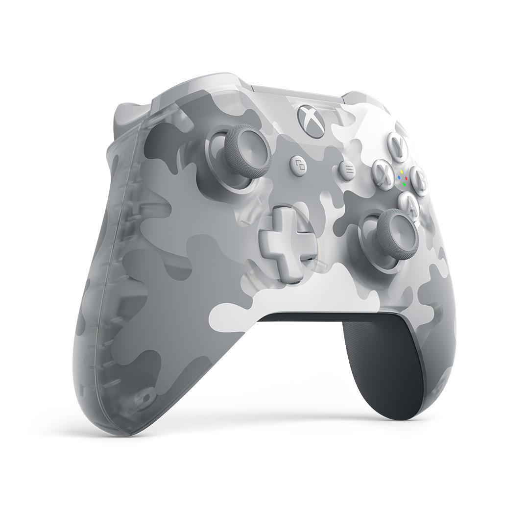 MICROSOFT Xbox Wireless Controller – Arctic Camo Special Edition Controller Weiß/Grau/Camouflage für Xbox One, Xbox Series X, PC