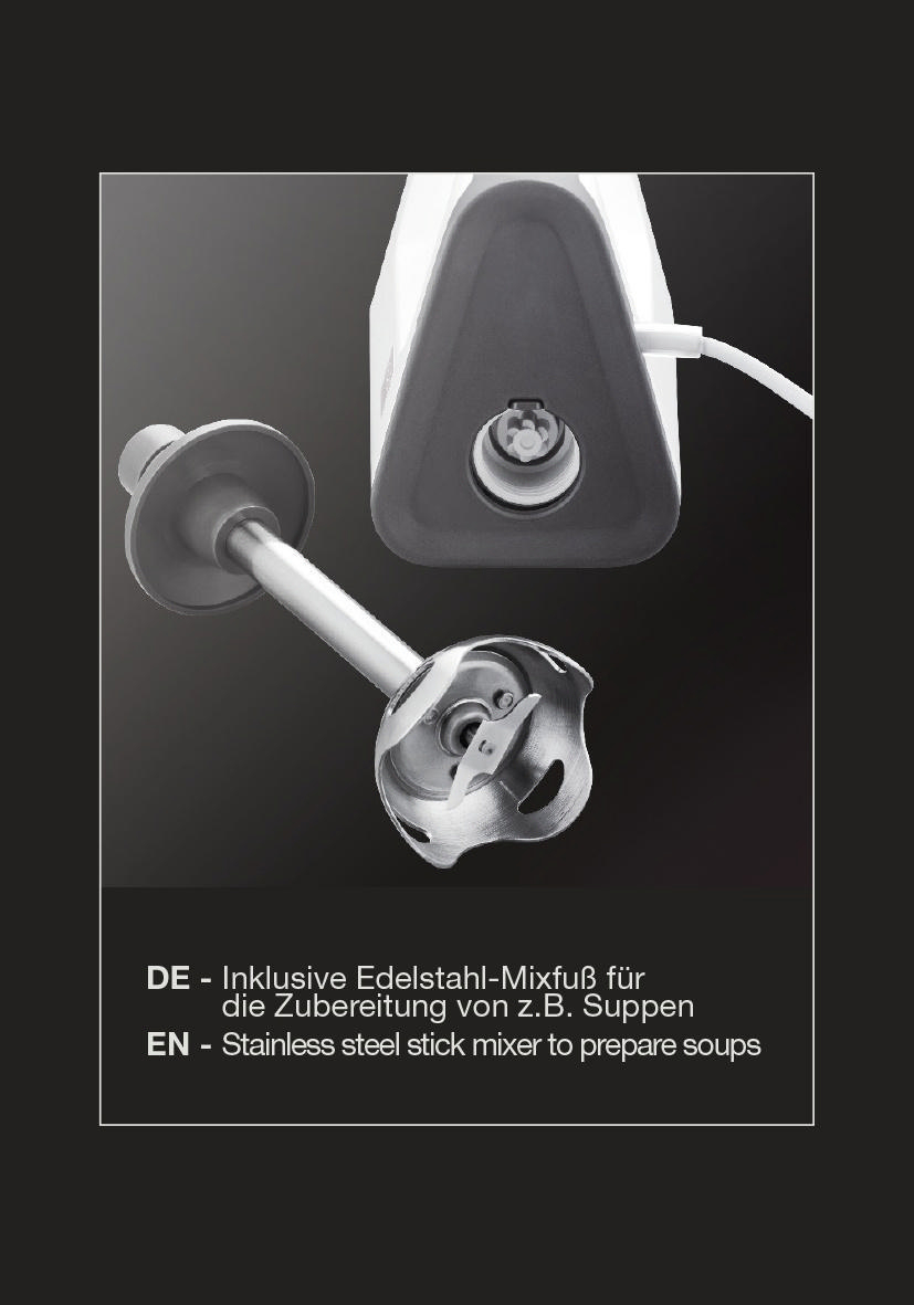 KRUPS GN 9031 Handmixer Weiß (500 Watt)