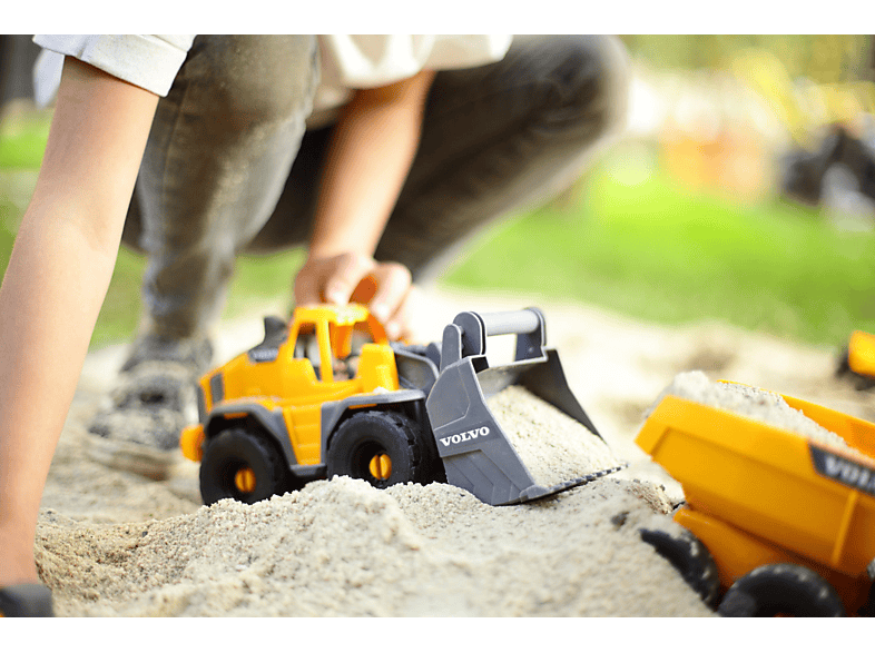 Thumbnail - DICKIE-TOYS Volvo On-site Loader, Spielzeug-Radlader mit Freilauf, Länge: 26 cm Spielzeugauto