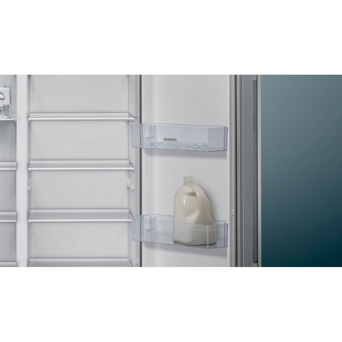 Frigorífico americano - Siemens, KA93NVIFP, 560 l, 189 l, 371 l, Independiente, 42 dB, Acero