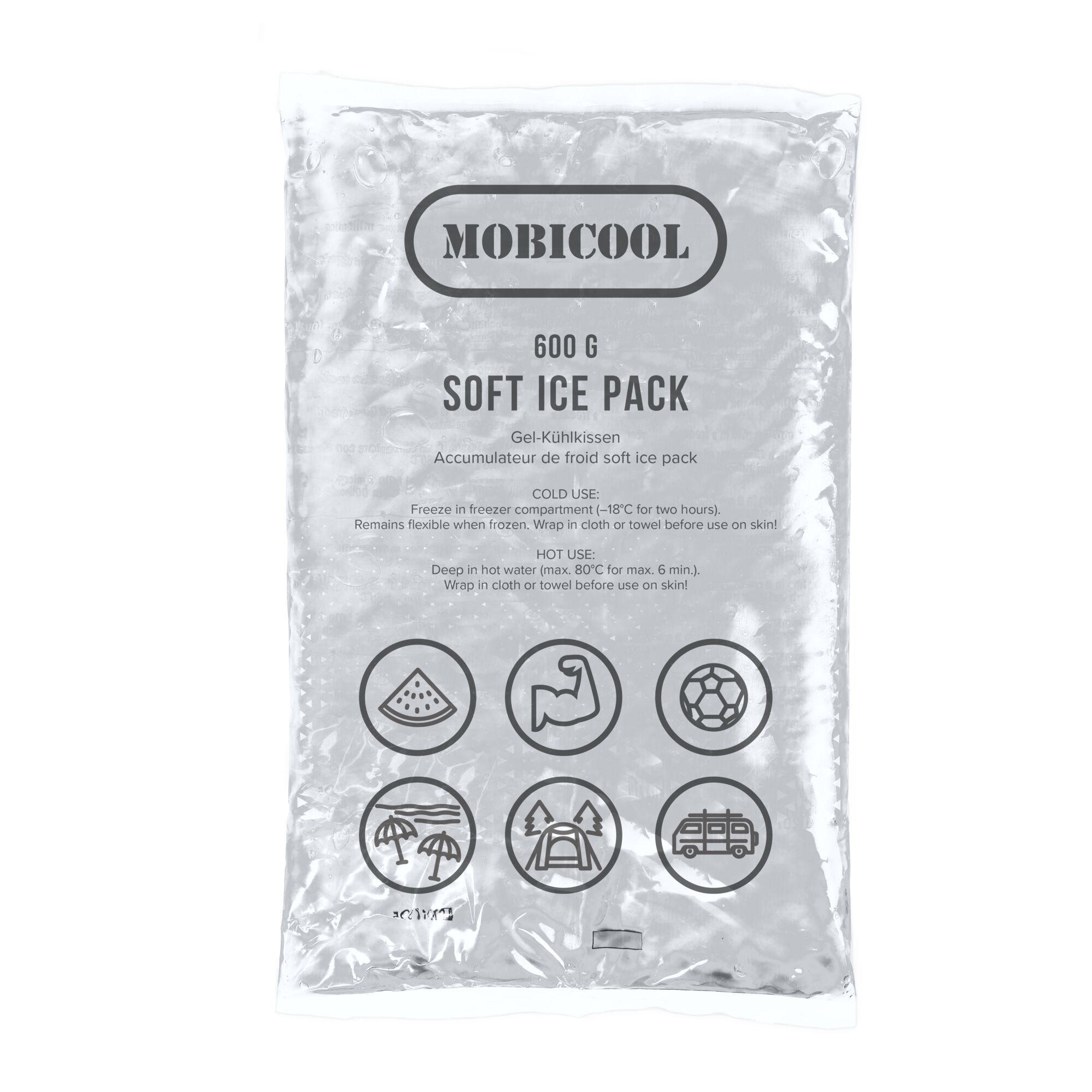 (Transparent) ICE Kühlkissen SOFT PACK 600 MOBICOOL