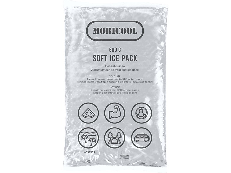 Mobicool Kühlakkus Set – 2 Stück Je 400 G, Lebensmittelecht, Spülmaschinenfest, Für Kühltaschen & Picknick