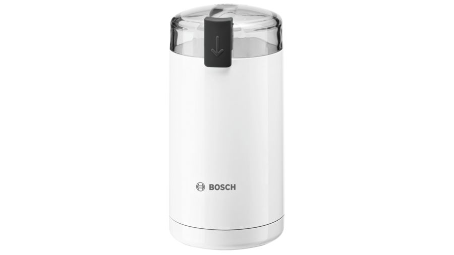 Molinillo de café - Bosch TSM6A011W, 180 W, Capacidad de 75 g, Blanco