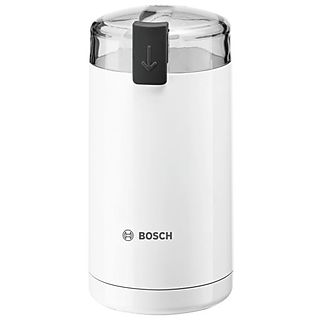 Molinillo de café - Bosch TSM6A011W, 180 W, Capacidad de 75 g, Blanco