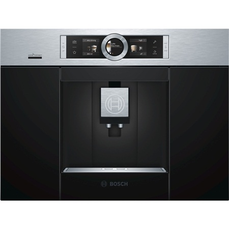 Cafetera express - Bosch CTL636ES6, Integrable, 2.4 L, Molinillo integrado, 1600 W, Negro