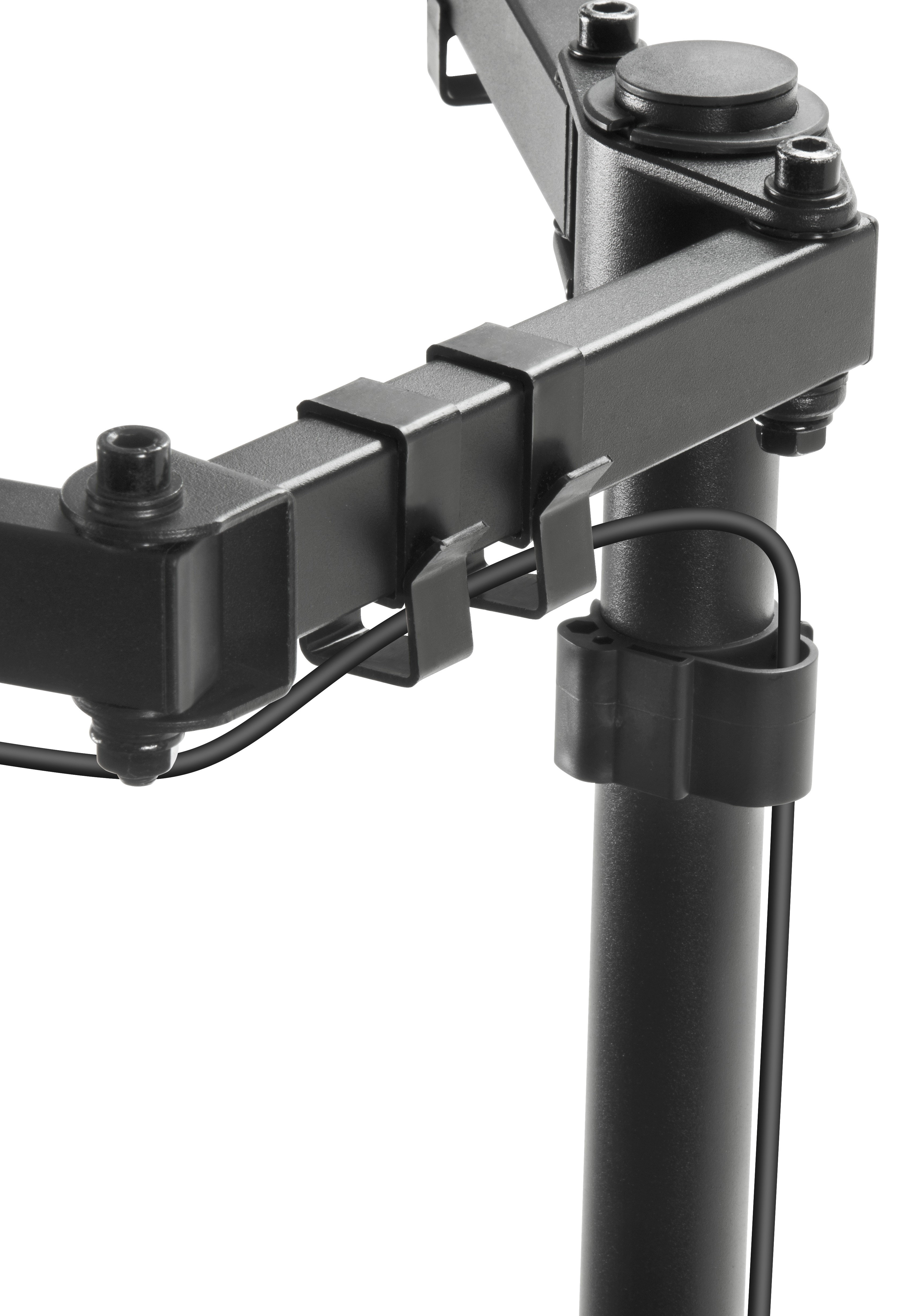 SPEEDLINK VESYON Dual Monitor Arm, Geeignet für Monitore mit 13 – 27“ (33 – 68.6cm) und einem Gewicht von jeweils bis zu 8kg, Schwarz