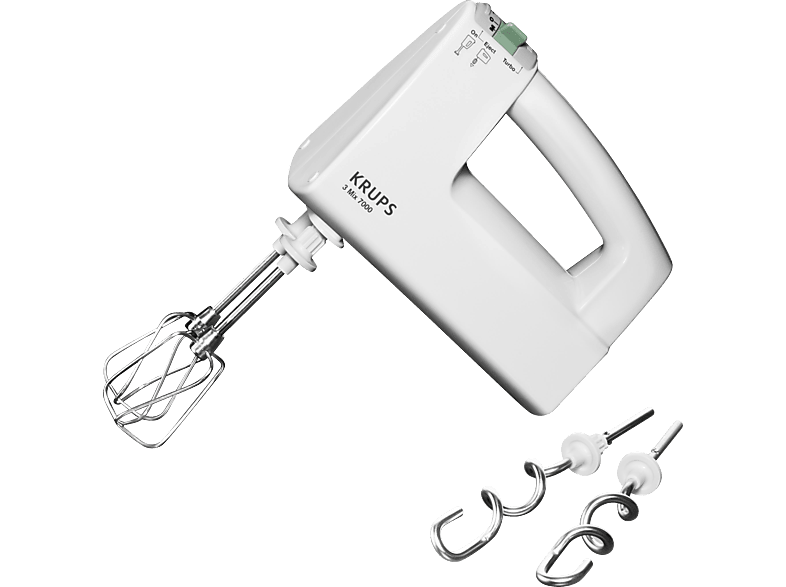 KRUPS F 60814 3 Mix 7000 Handmixer Weiß (500 Watt) Handmixer in Weiß kaufen  | SATURN