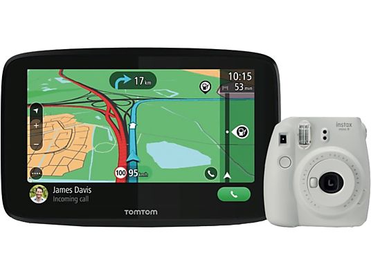 TOMTOM GO Essential 6 + Fuji Instax Camera