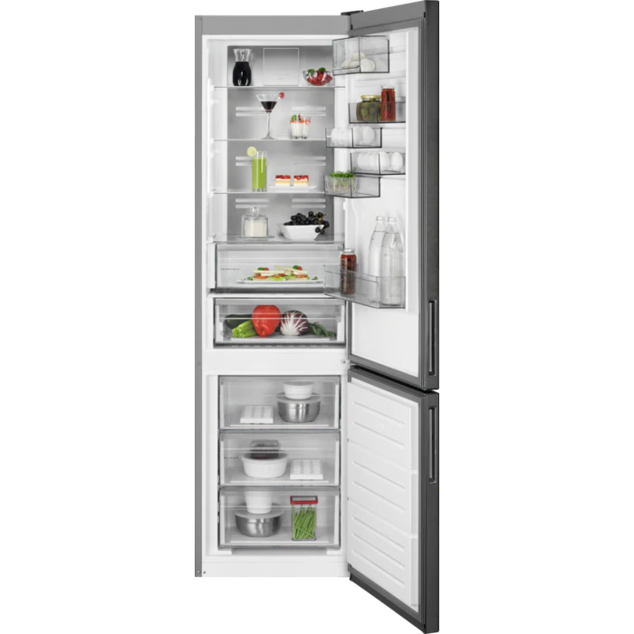 AEG RCB736E5MB CustomFlex kombinált hűtőszekrény, NoFrost, 201 cm