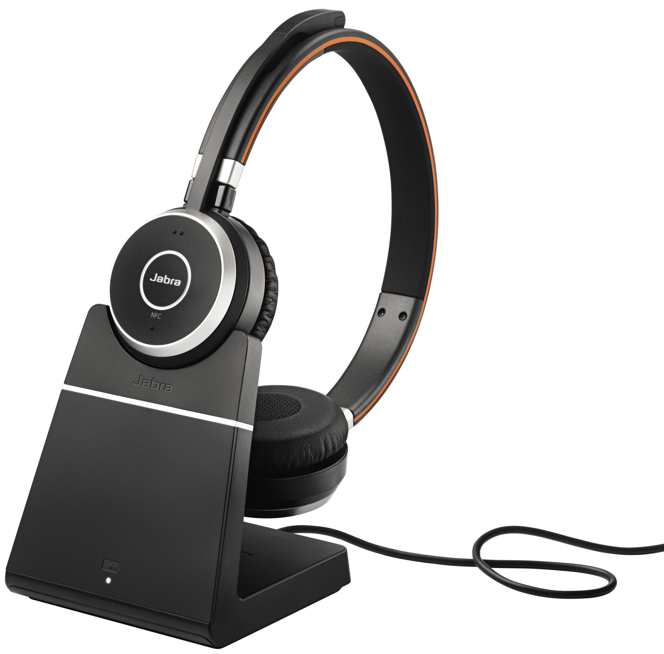 JABRA Evolve 65 UC binaural USB NC mit Ladestation Headset