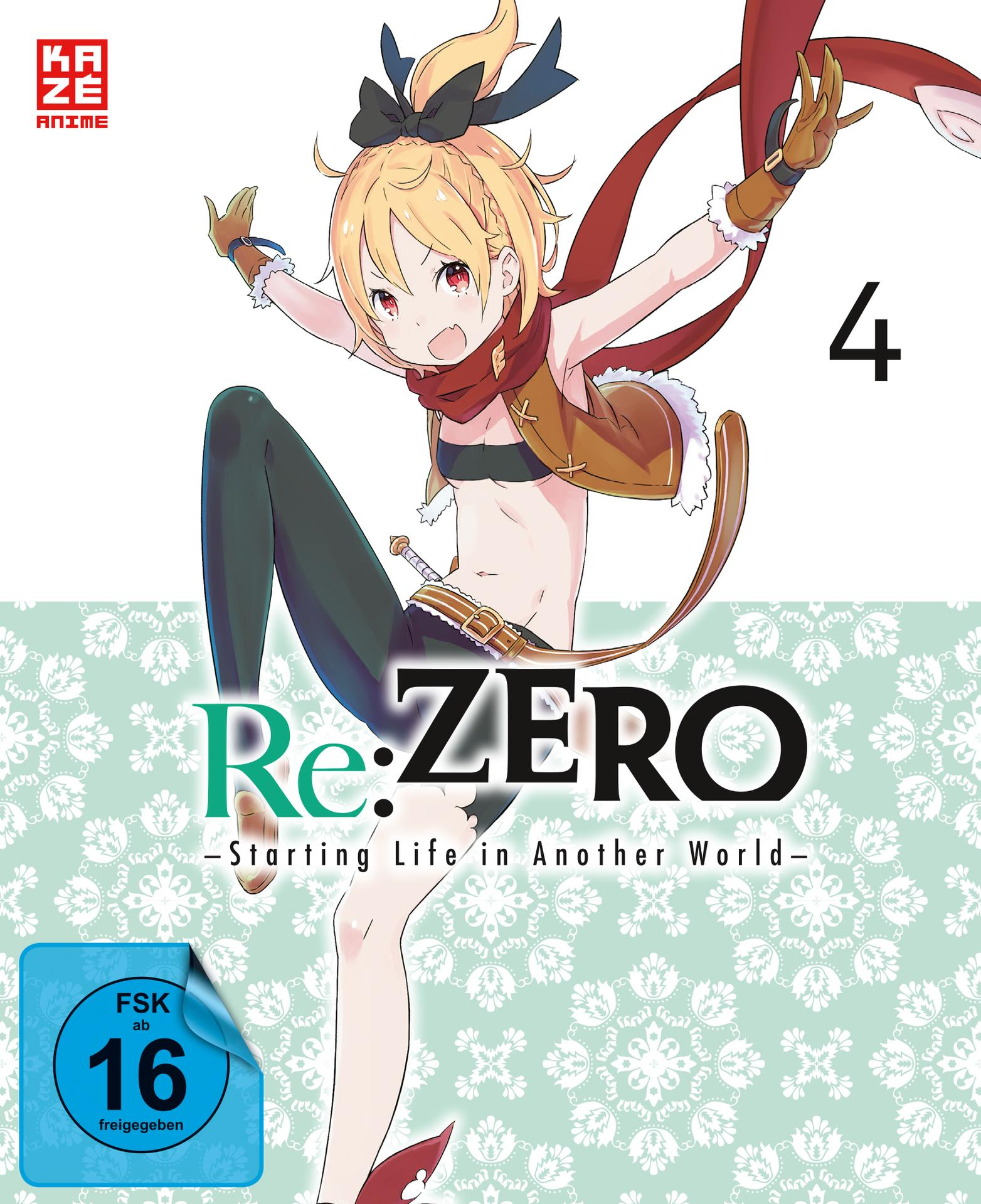 re:ZERO Vol. 4 Starting Ep. in Another Life World - 16-20 - DVD -