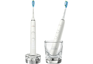 PHILIPS SONICARE DiamondClean 9000 HX9914/55 - Elektronische Schallzahnbürste (Weiss)