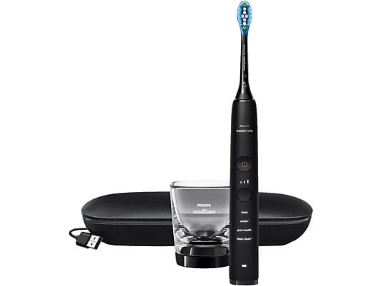 PHILIPS SONICARE DiamondClean 9000 HX9911/09 - Elektrische Schallzahnbürste (Schwarz)