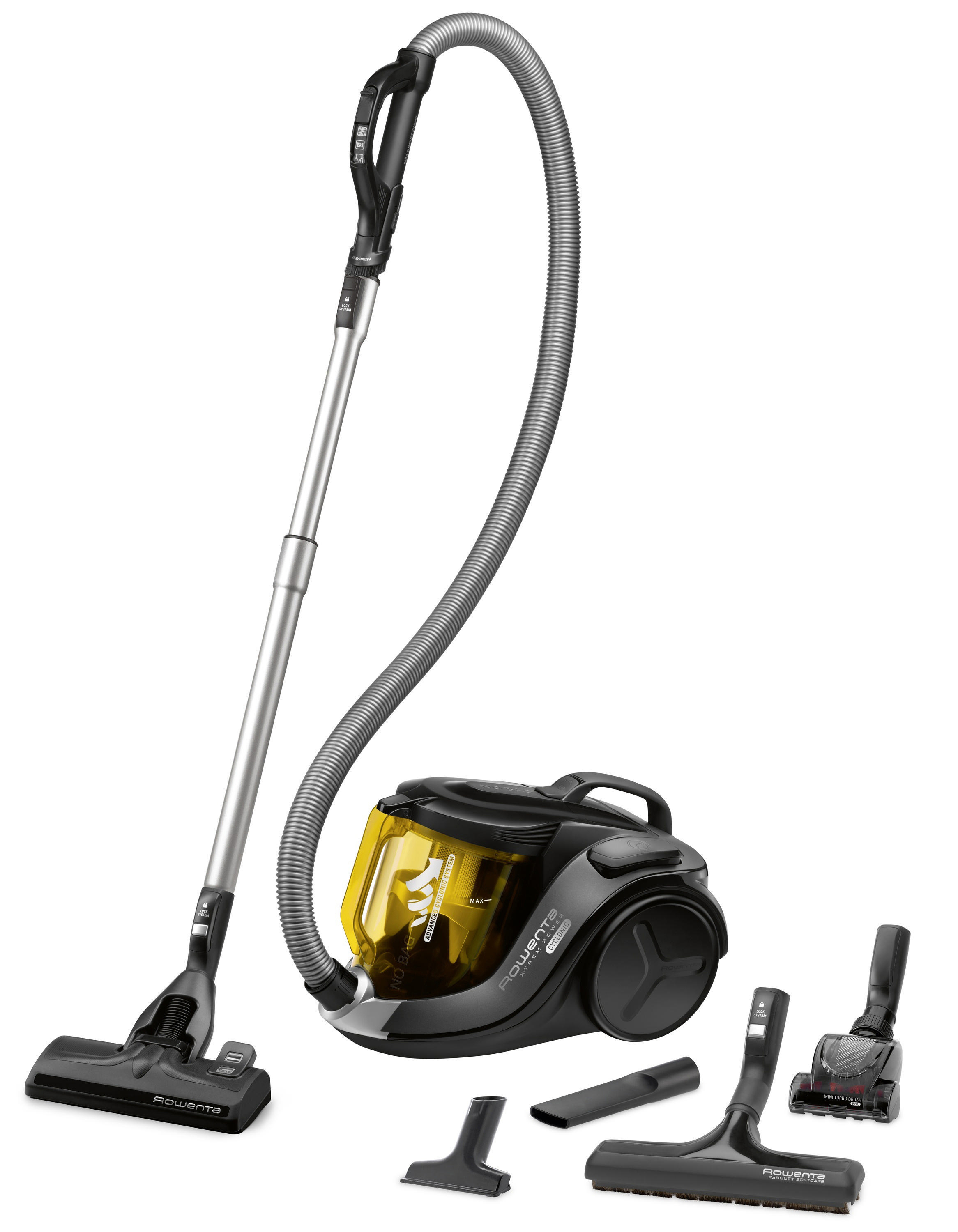 ROWENTA RO6984EA X-Trem Power Cyclonic Bodenstaubsauger Staubsauger, maximale Leistung: 750 Watt