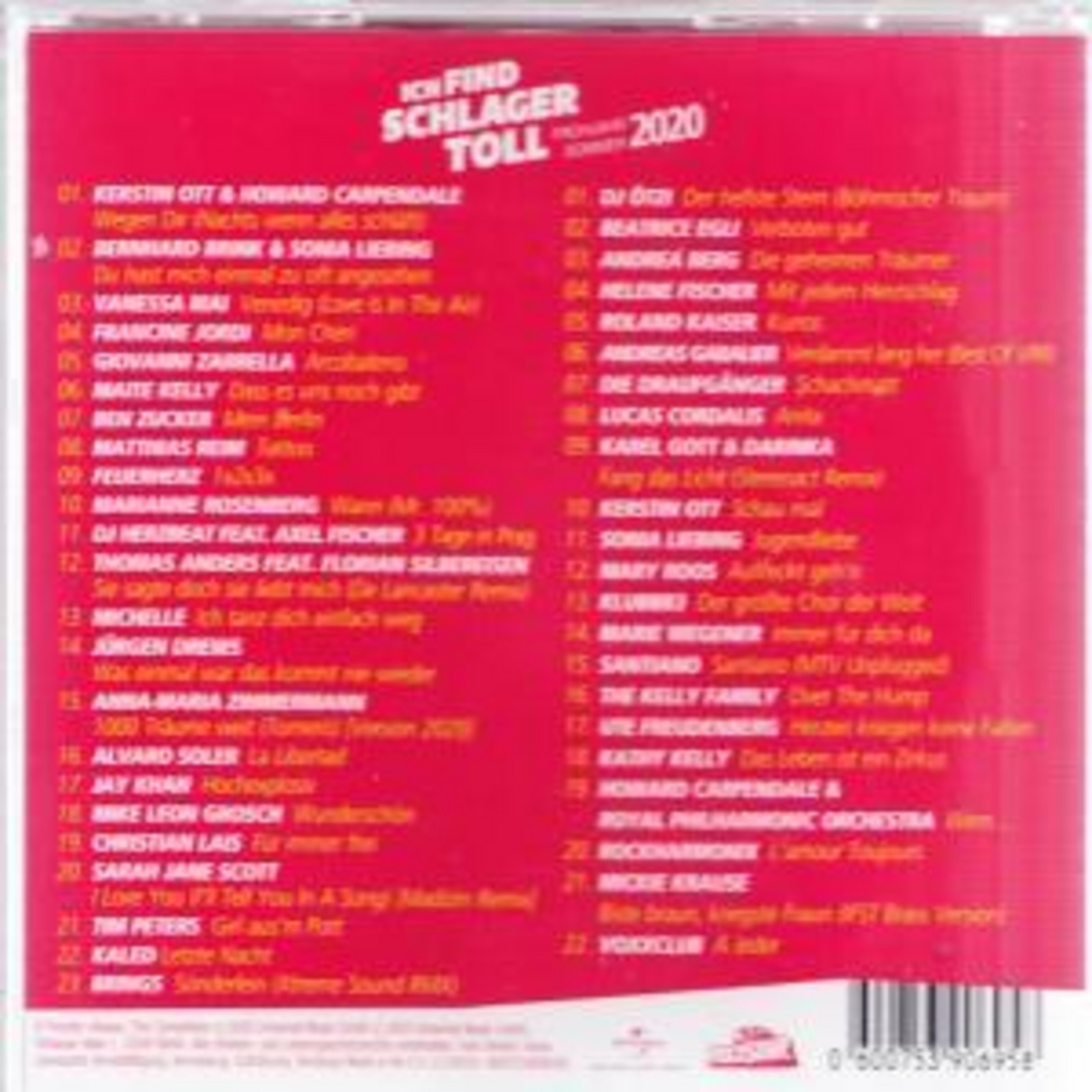 Ich Find Schlager Toll Cd 2020