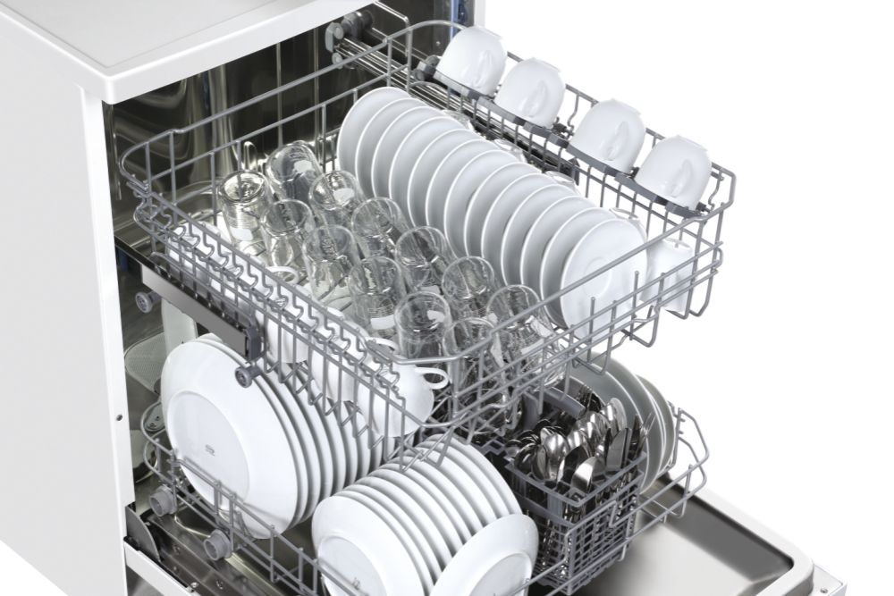 HAIER Geschirrspüler HDWE13-98WE1EU Geschirrspüler (Einbaugerät, 598 mm breit, Weiß)