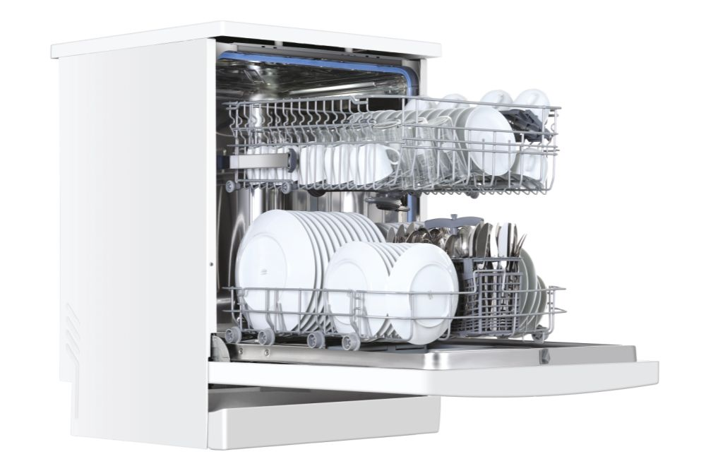HAIER Geschirrspüler HDWE13-98WE1EU Geschirrspüler (Einbaugerät, 598 mm breit, Weiß)