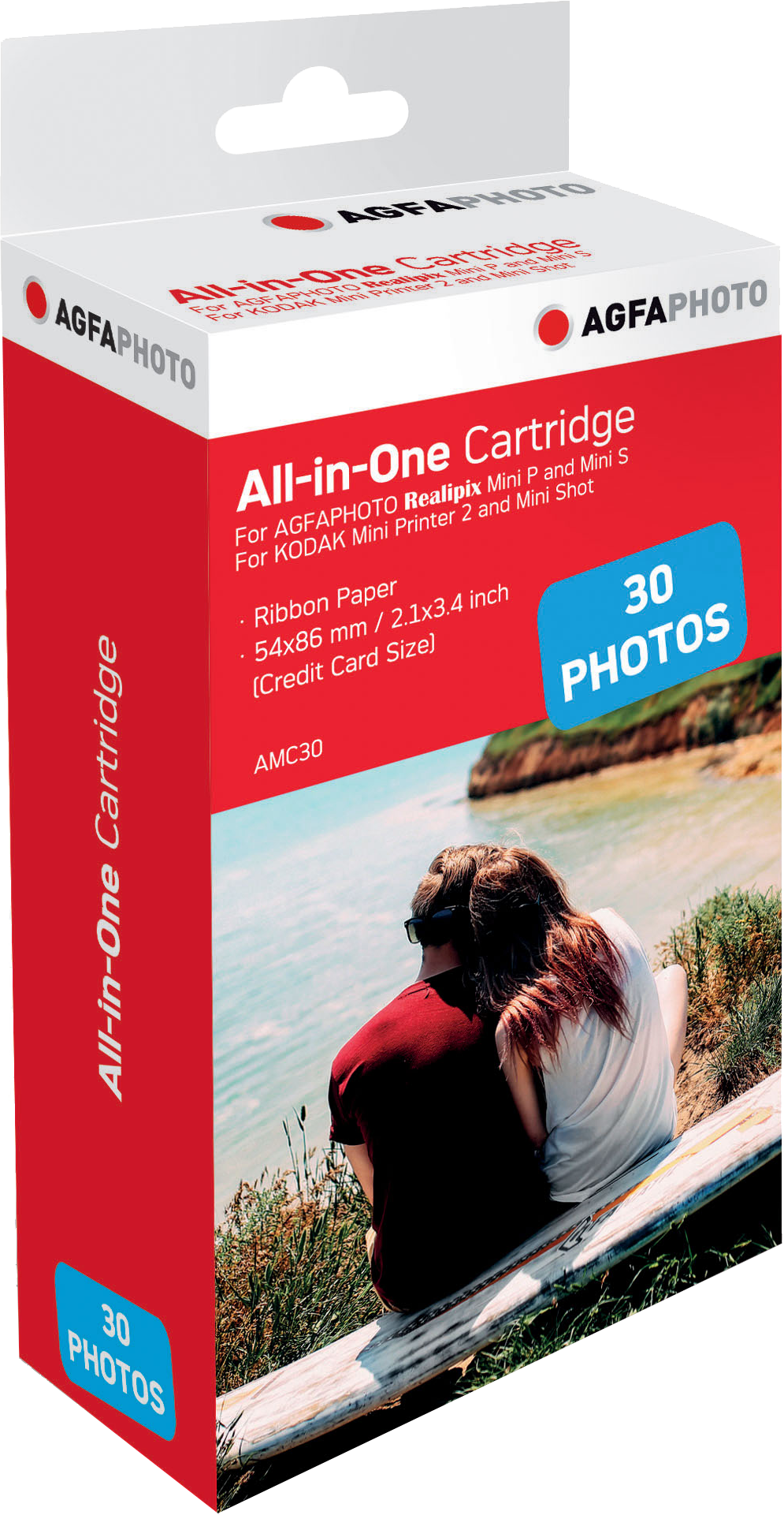 AGFA Realipix 4Pass papír, Mini P és S készülékhez, 30db