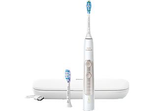 PHILIPS SONICARE ExpertClean 7500 HX9691/02 - Brosse à dents électrique (Or/Blanc)