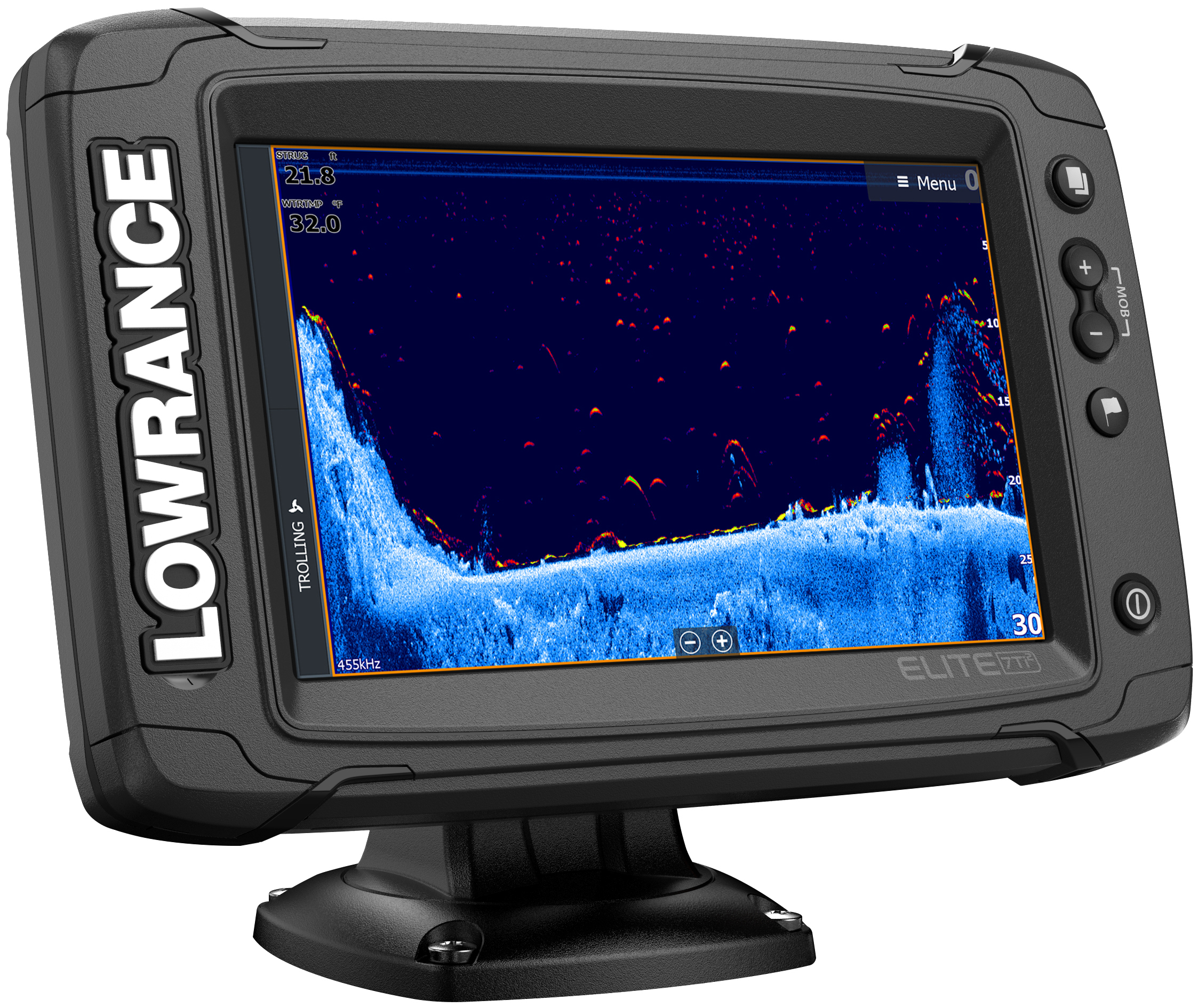 LOWRANCE Elite-7 TI2 ohne Schwinger Angeln, Schifffahrt