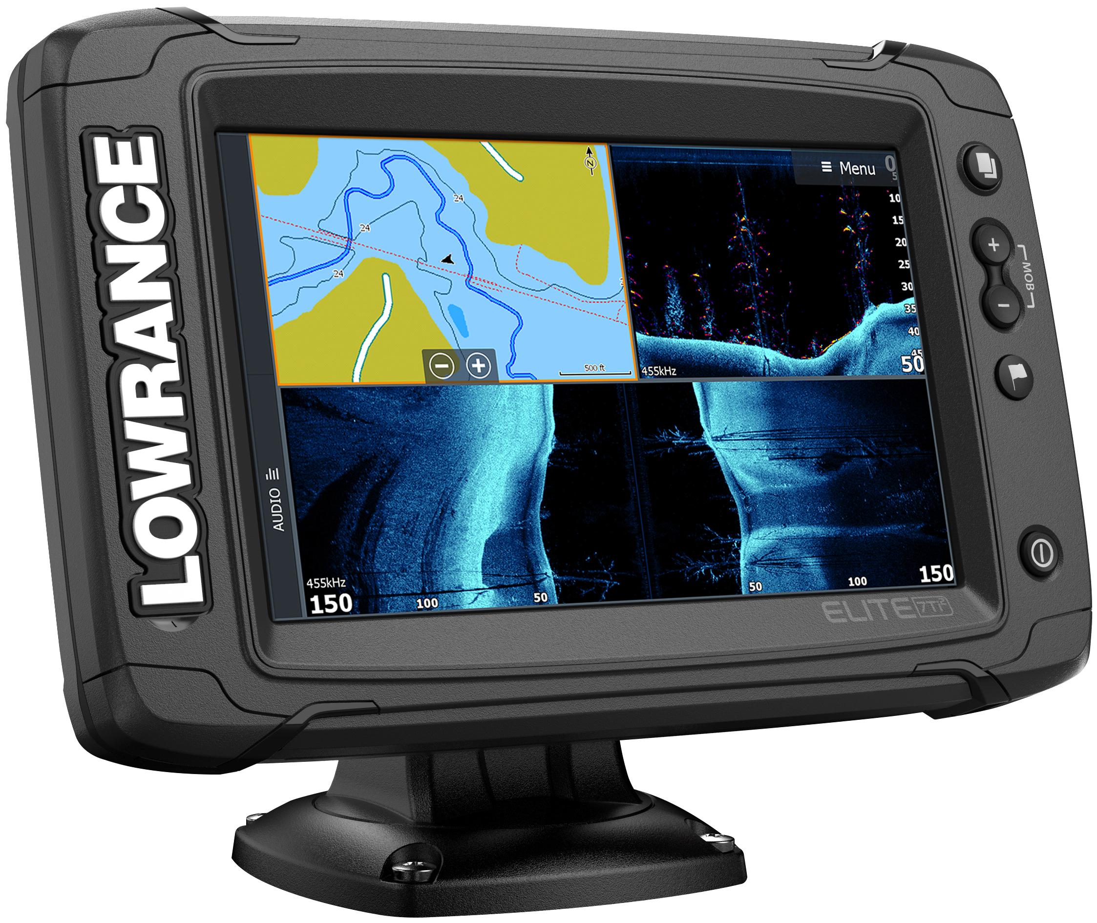 LOWRANCE Elite-7 TI2 ohne Schwinger Angeln, Schifffahrt