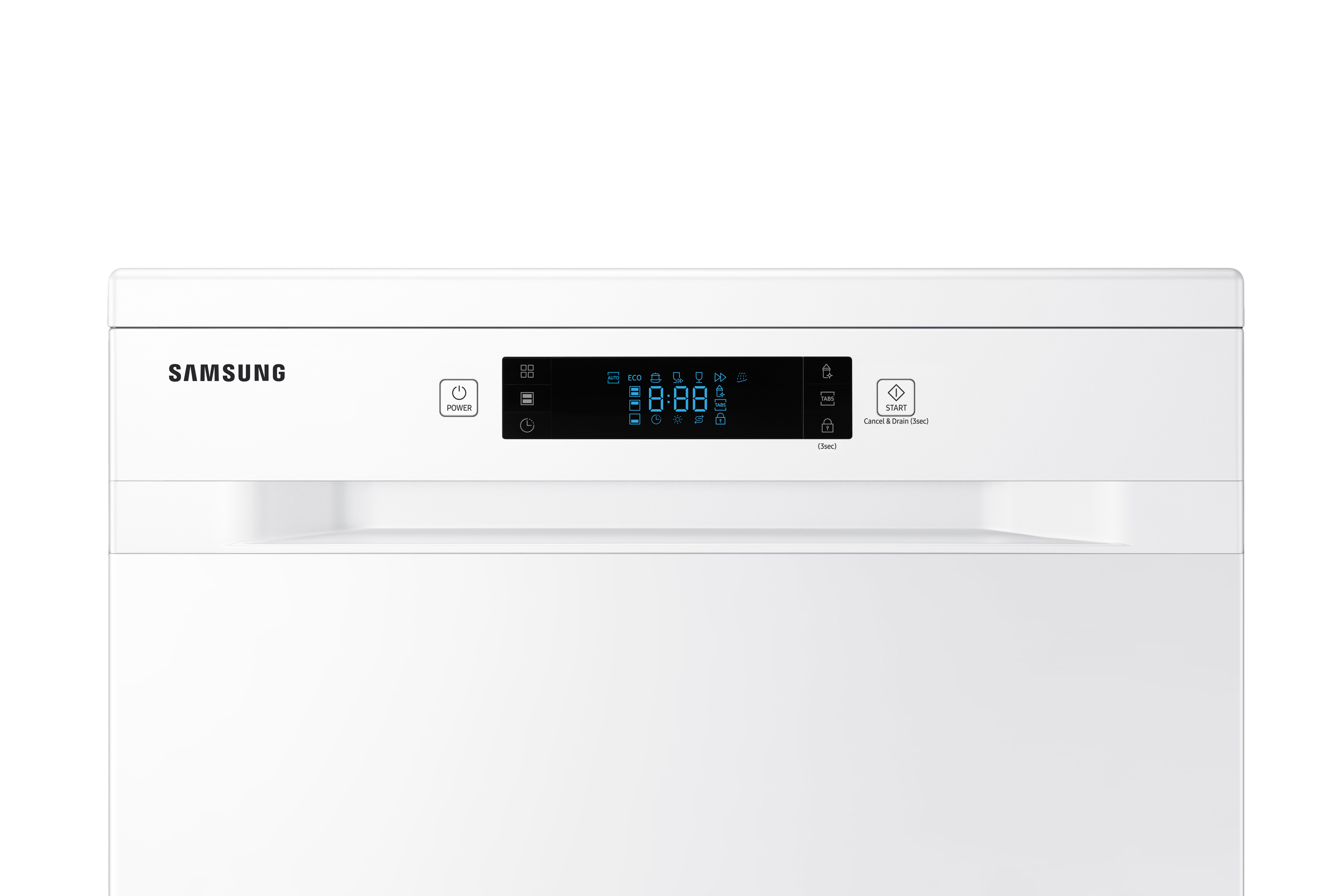 SAMSUNG DW60M6050FW Geschirrspüler (Standgerät, 598 mm breit, 44 dB (A), E)