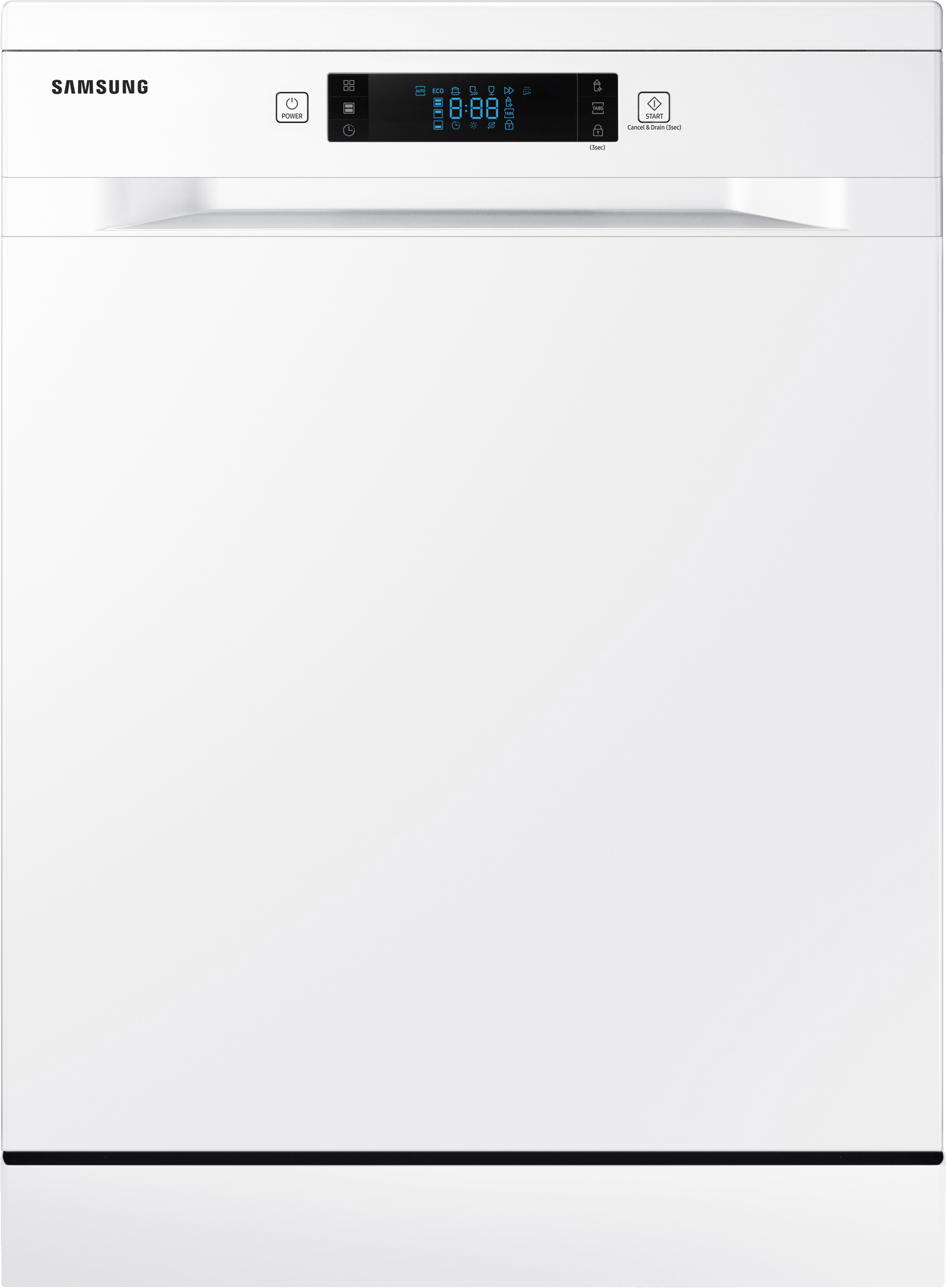 SAMSUNG DW60M6050FW Geschirrspüler (Standgerät, 598 mm breit, 44 dB (A), E)