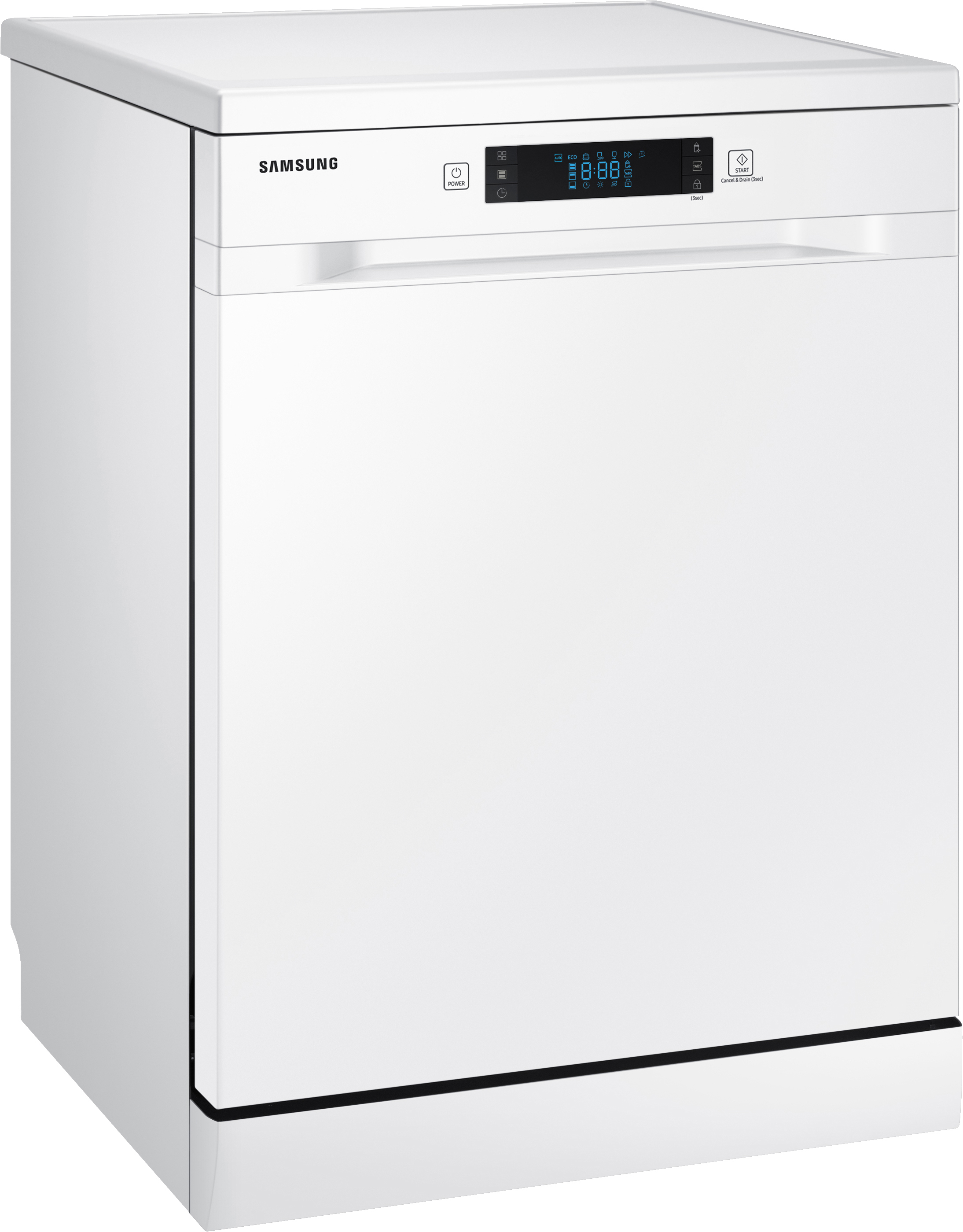 SAMSUNG DW60M6050FW Geschirrspüler (Standgerät, 598 mm breit, 44 dB (A), E)