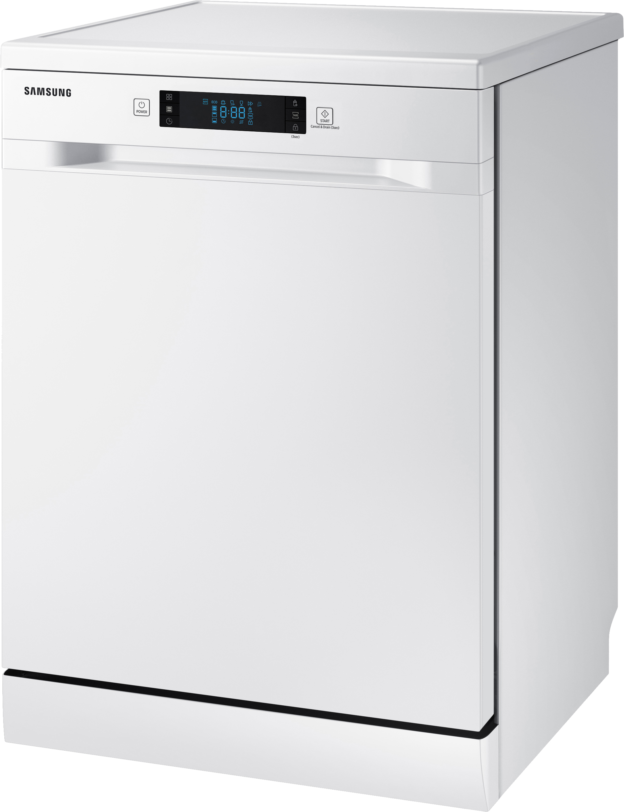 SAMSUNG DW60M6050FW Geschirrspüler (Standgerät, 598 mm breit, 44 dB (A), E)