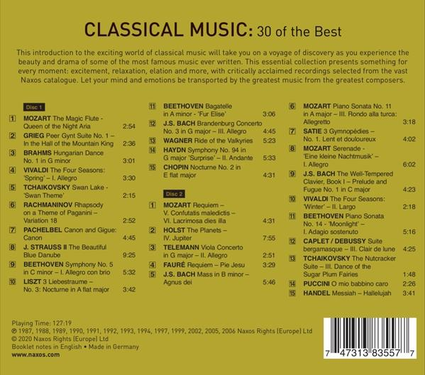 VARIOUS - Classical Music: 30 of the Best  - (CD)