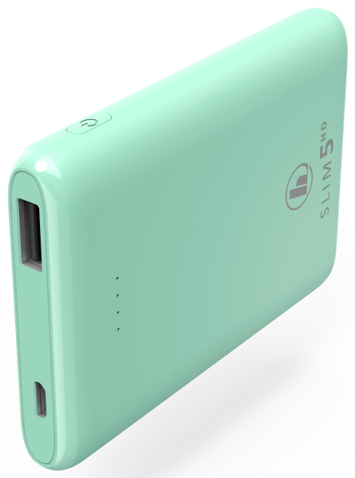 HAMA Powerbank Slim 5HD 5000 mAh Vert (188314)