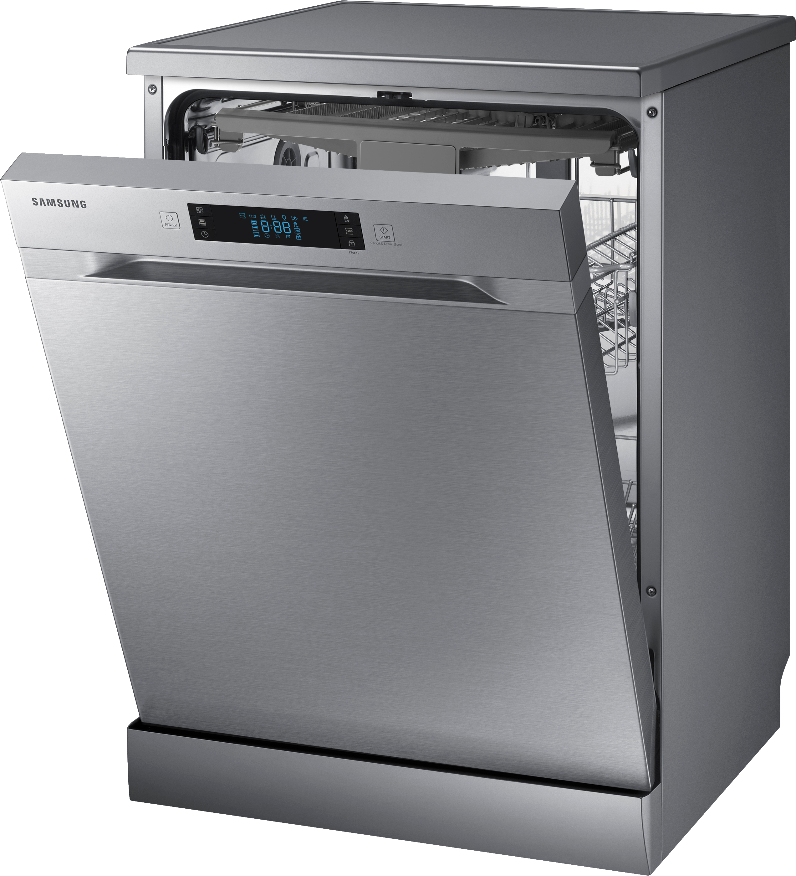 SAMSUNG DW60M6050FS/EC Geschirrspüler (Standgerät, 598 mm breit, 44 dB (A), E)