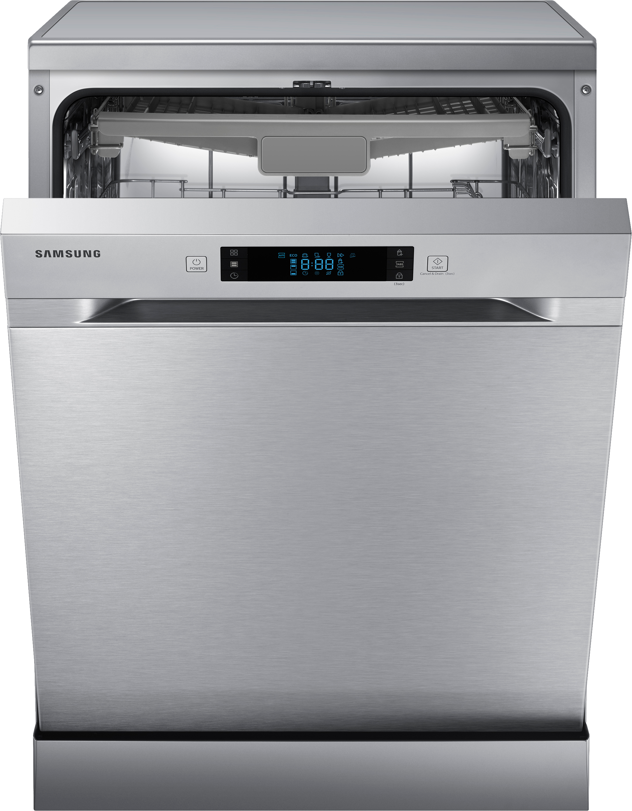 SAMSUNG DW60M6050FS/EC Geschirrspüler (Standgerät, 598 mm breit, 44 dB (A), E)