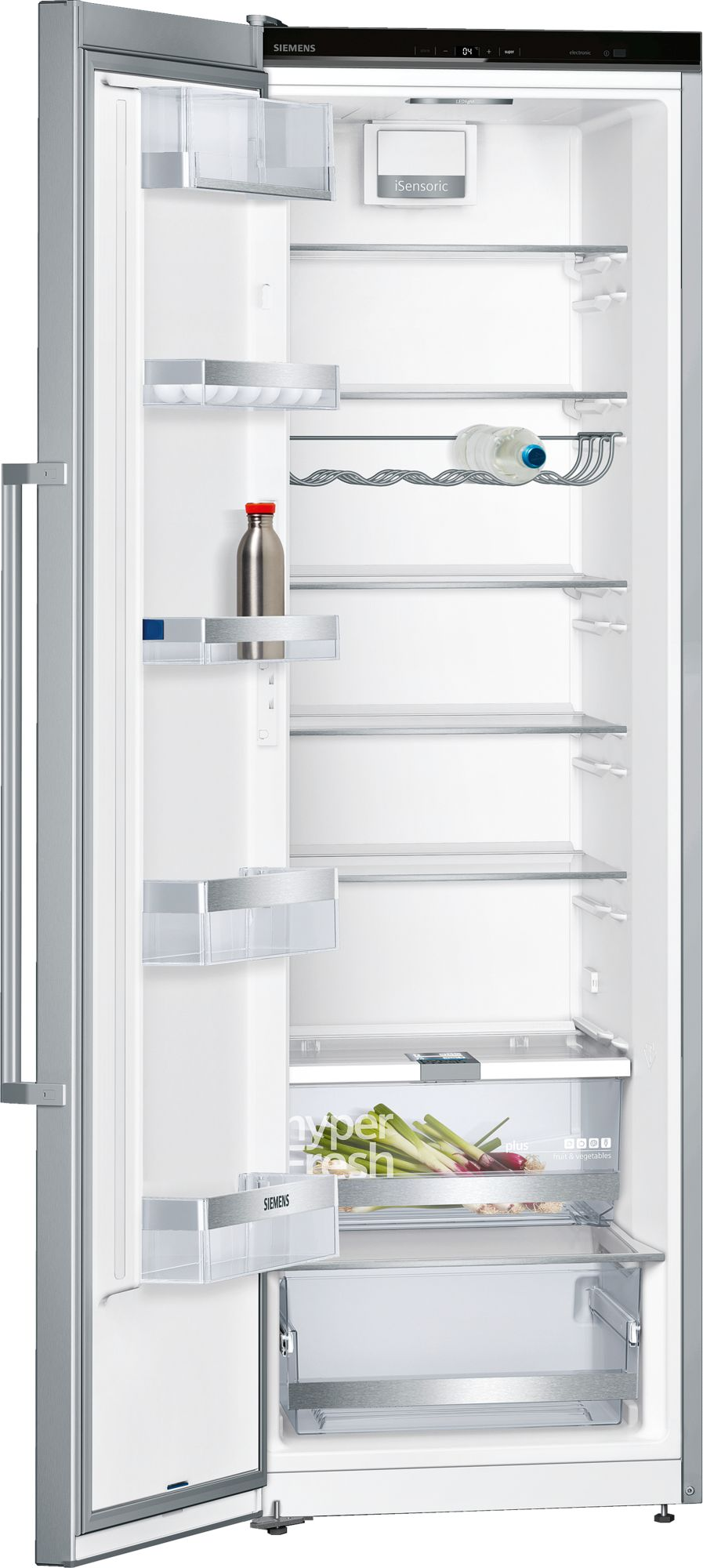 SIEMENS KS36VAI4P IQ500 Kühlschrank (348 l, D, 1860 mm hoch, Edelstahl)